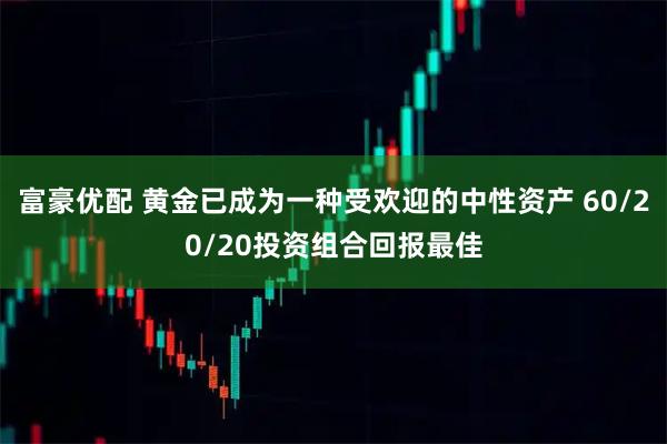 富豪优配 黄金已成为一种受欢迎的中性资产 60/20/20投资组合回报最佳